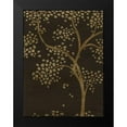thumbnail image 2 of Vess, June Erica 19x24 Black Modern Framed Museum Art Print Titled - Gilded Bough I, 2 of 5