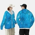 thumbnail image 4 of Disketp Winter With Snowflakes for Men's Sun Protection Hoodie Performance Long Sleeve Fishing Outdoor Lightweight-Small, 4 of 7