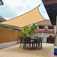 thumbnail image 6 of Patio & Garden Outdoor Shades for Patio Rectangle Sand UV Block Sunshade with Reinforced Grommets for Patio Backyard Lawn Garden Outdoor Activities,2Mx3M, 6 of 9