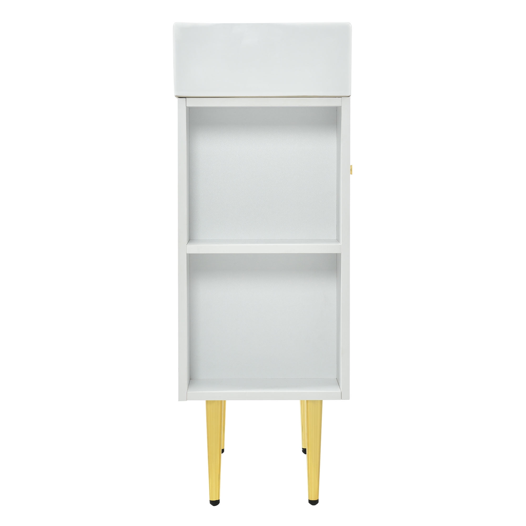 Harper & Bright Designs 21.6" Bathroom Cabinet Vanity with Sink Combo, White Bathroom Storage Cabinet