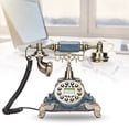 thumbnail image 2 of Antique Telephone, Retro Old Fashioned Backlight Phone with Display FSK DTMF Calendar Date Clock and Week for Home Hotel Office Decor, 2 of 9