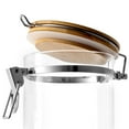 thumbnail image 2 of JoyJolt Glass Food Storage Container with Bamboo Lids - 12 oz - Set of 2, 2 of 7