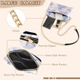thumbnail image 3 of FORMRS Women Crossbody Purse with Chain Strap Vegan Leather Shoulder Handbag, Pink Skates, 3 of 7
