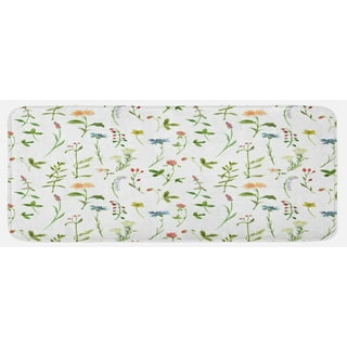 Floral Herbs Kitchen Rugs Floor Mat Anti Fatigue Washable Sage Leaves –  Joanna Home