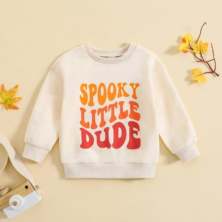 

Yiwula Kids Toddler Baby Girls Boys Autumn Winter Warm Cartoon Print Long Sleeve Tops Kids Clothes