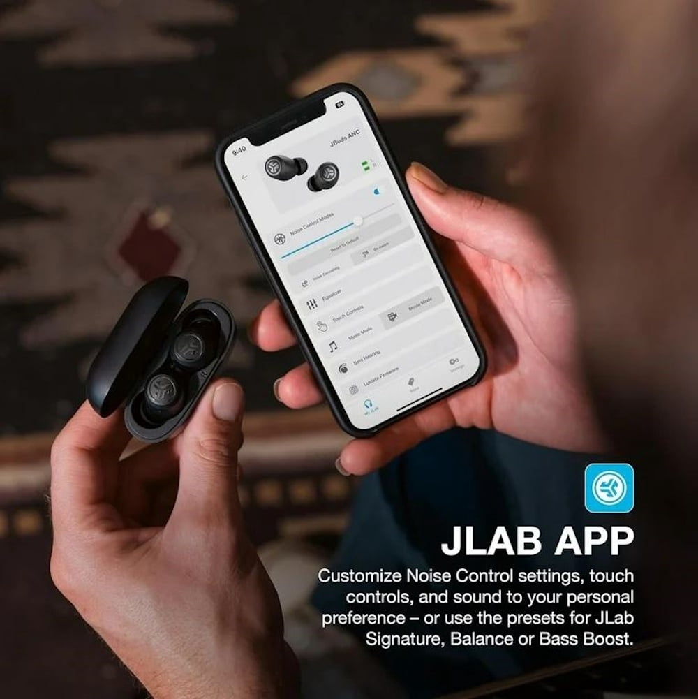 Restored JLab JBuds ANC 3 True Wireless Earbuds, 42 Hr Playtime, Smart ANC, Custom Sound, Multipoint, Fast Pair (Refurbished)