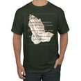 thumbnail image 1 of Wild Bobby, Praying Hands God Grant me the Serenity Courage Wisdom, Inspirational/Christian, Men's Graphic Tees, Forest Green, Large, 1 of 3