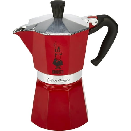 Bialetti, Moka Color Stove Top Espresso Coffee Maker, 6 Cup,
