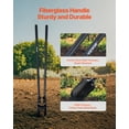 thumbnail image 5 of Heavy Duty Post Hole Digger with 57.5" Fiberglass Handle - Manual Hole Digger for Gardening & Construction, 5 of 11