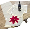 thumbnail image 3 of Holiday Unique 3D Poinsettia Christmas Decorative Table Runner (Gold+Red 16"x120" Table Runner), 3 of 3