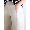 thumbnail image 4 of Free Assembly Women's and Women's Plus Side Panel Barrel Jeans, 30" Inseam, Sizes 0-28W, 4 of 5