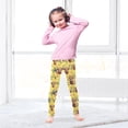 thumbnail image 5 of joogoo Girls' Leggings Highland Cattle Blueberry Yoga Pants 6T, 5 of 8