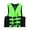 Green, variant on Adult Sponge Flotation Life Vest Adjustable Safety Jacket for Boating Swimming Kayaking Water Sports, Multiple Sizes & Green Color Available