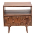 thumbnail image 1 of Moe's Home Collection O2 1 Drawer Modern Wood Nightstand in Natural, 1 of 14