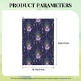 thumbnail image 4 of Lsque Lavender Flowers Premium Golf Towel - Ultra Absorbent and Quick Drying Microfiber Towel with Carabiner - Gift for Men -24" X 16", 4 of 8