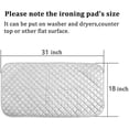 thumbnail image 2 of Tapis de Repassage (Repasser n'Importe Où) Couverture de Repassage Portable - Matelassé Coton - Protéger les Surfaces - Coins Lestés - Housse pour Laveuse Sécheuse Table de Comptoir Petite Planche à Repasser 1, 2 of 9