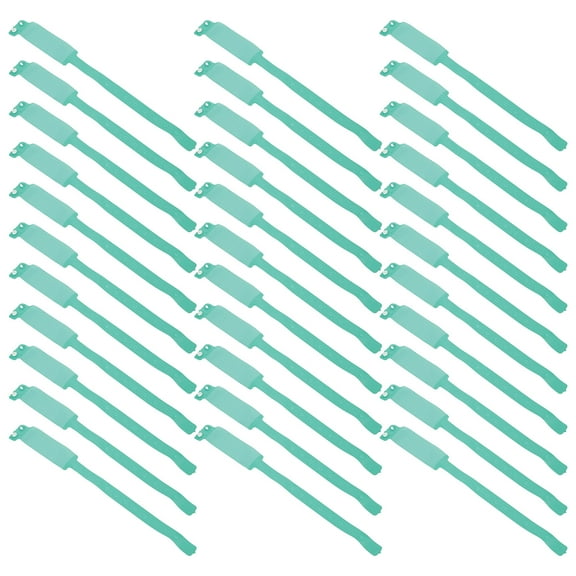 AURARMLET 100pcs PVC Medical Wristbands Disposable for Patient Tracking for Adults