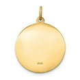 thumbnail image 4 of 14k Yellow Gold Saint Luke Medal Pendant Charm, 4 of 4