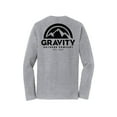 thumbnail image 2 of Gravity Outdoor Co. Long-Sleeve Shirt - Athletic Grey - Black Logo - XL, 2 of 2