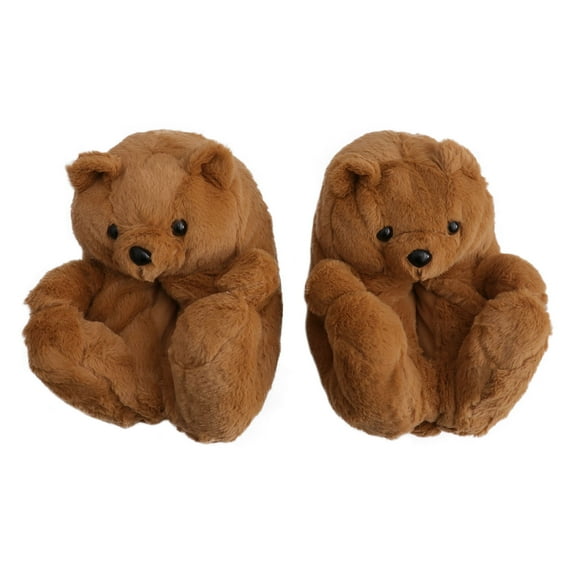 HONMEET Anti Skid Shoes Cartoon Bear Slippers for Home Use 1 Pair 11.79X7.86X5.89in