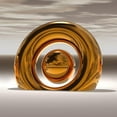 thumbnail image 3 of Hillert, Peter 15x15 Black Modern Framed Museum Art Print Titled - Golden Circle I, 3 of 5