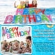 thumbnail image 5 of Globos flotantes con letras para piscina con forma de feliz cumpleaños, 20 pulgadas, 5 of 6