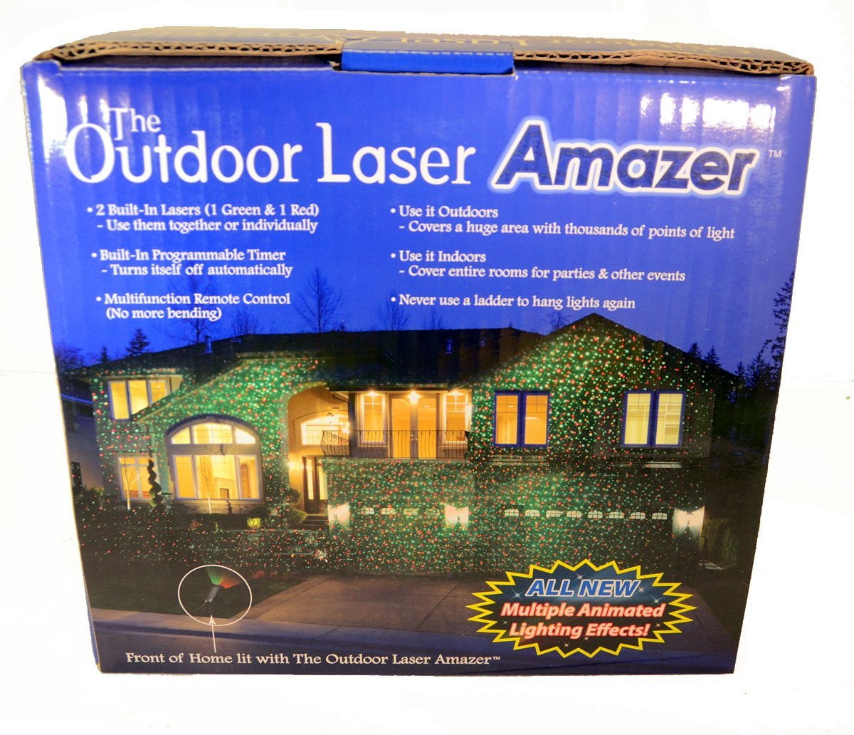 LASER AMAZER Amazing Red Green LIGHT PROJECTOR