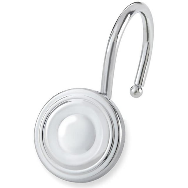 Elégant Home Fashions HK40103 Crochets de Douche - Cercle - Finition Chromée