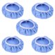 thumbnail image 1 of 5 almohadillas de microfibra para pulir y encerar el coche, de 9 a 10 pulgadas (azules), 1 of 5