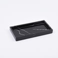 thumbnail image 3 of Marble Storage Tray Bathroom Vanity Tray Kitchen Dresser Cosmetics Organizer PlateHome Decor - Black Blcak, 3 of 8