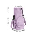 thumbnail image 3 of Bolsa Bandolera con Funda para Botella de Agua y Taza Térmica | Gran Capacidad | Ideal para Deportes Al Aire Libre | Tela Morada | 30,48 X 12,7 X 10,16 Cm | Impermeable y Práctica | 1 Unidad, 3 of 6