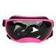 thumbnail image 4 of Gafas protectoras para mascotas, montura rosa, resistentes a los rayos ultravioleta, resistentes al viento, transpirables, con correa ajustable, para exteriores, lentes grises., 4 of 14