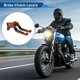 thumbnail image 2 of Palancas de freno y embrague cortas largas para Kawasaki ZZR600 05-09, palanca de freno ajustable de motocicleta, aleación de aluminio, cabeza naranja, mango negro, 2 of 6