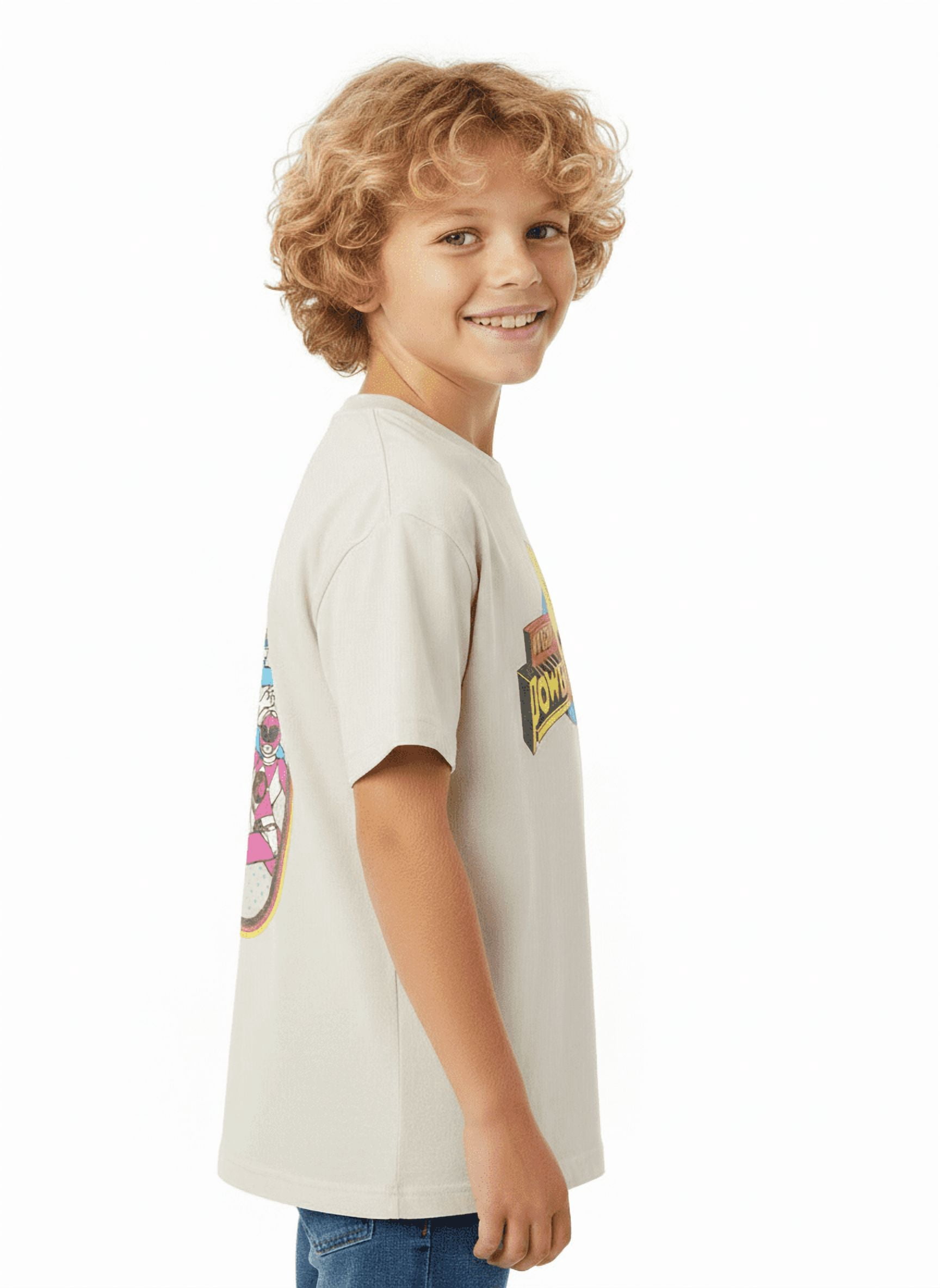 Power Rangers Boys Mineral Wash Mighty Morphin Graphic Tee, Sizes 4-18