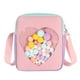 thumbnail image 1 of Bolso bandolera de color sólido con diseño de amor transparente para mujer (rosa y azul) Likrtyny Para estrenar, 1 of 9