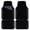 All Black, variant on CAR GRAND Waterproof Faux Leather Carpet Car Floor Mats Universal Fit Anti-Slip Nibbs PVC Back Driver Heel Pad SUV, VAN Sedan Truck Set of 4 Pieses Black Blue