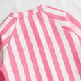 thumbnail image 5 of GYRATEDREAM 2-10T Girls One Piece Rashguard Swimsuit Long Sleeve Zip Up Stripe Bathing Suit, 5 of 10