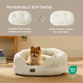thumbnail image 4 of Cama para mascotas redonda para perros pequeños y gatos, antideslizante, 64 cm, 4 of 8