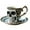 A, variant on Skull Coffee Mug With Saucer Set, Cebalnir Gothic Porcelain Tea Cup Ornates Gold-Trimmed-Skull Coffee Mug Funny Ceramic Tea Cup-Diabolical Bonehead Cup