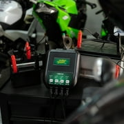 مناقصة بطارية 4 شاحن بطارية البنك وصيانته ، 12 فولت 1.25 أمبير للدراجات النارية ، ATVs ، جز العشب