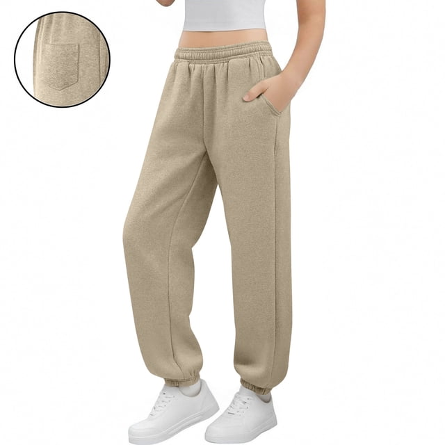 Pantalones largos para niños, pantalones deportivos para correr, pantalones largos de entrenamiento informales, pantalones deportivos para niñas