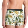 thumbnail image 5 of Kll Watercolor Bright Sunflowers Men'S Cotton Boxer Briefs Underwear-Medium, 5 of 9