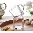 thumbnail image 5 of Ackers Espresso Cups Single, 4 OZ Double Spouts Cups, Milk Cup with Handle, Clear Glass, 5 of 5