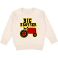 thumbnail image 2 of Inktastic Red Tractor Big Brother Toddler Sweatshirt, 2 of 4