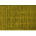 thumbnail image 1 of Ahgly Company Machine Washable Indoor Rectangle Solid Yellow Modern Area Rugs, 8' x 12', 1 of 4