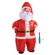 thumbnail image 1 of Disfraz inflable de Navidad, divertido disfraz de muñeco inflable para fiesta de Navidad, para cosplay de adultos de 150 a 190 cm, Papá Noel de cabeza grande, 1 of 15