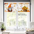 thumbnail image 2 of JOOCAR Autumn Gnome Sunflower Polyester Window Valance Curtain for Home Kitchen Living Room Bedroom Bathroom Decor 54x18 inch, 2 of 5