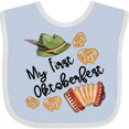 thumbnail image 3 of Inktastic My 1st Oktoberfest Green Hat Accordion and Pretzels Boys or Girls Baby Bib, 3 of 4