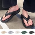 thumbnail image 2 of Gnshining Slim Flops For Women and Men Thick Sole Thong Slippers Open Toe House Slippers Fast Drying Bathroom Shoes Soft-Soled Beach Slippers Indoor Outside Summer Slippers, 2 of 9