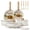 19-Piece White, variant on Carote 19-Piece Nonstick Cookware Sets, Granite Non Stick Pots and Pans with Removable Handles, Oven Safe, Induction Compatible, Cream White